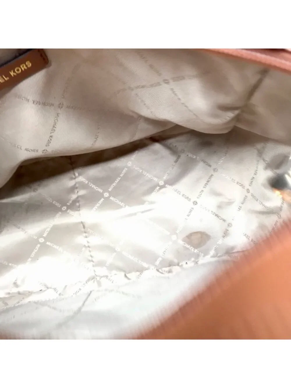 Michael Kors Brown Saffiano Leather Shoulder Bag - Picture 11 of 11